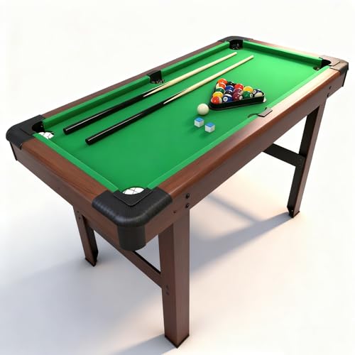 Jwevvie 48" Portable Pool Table with Cues & Accessories