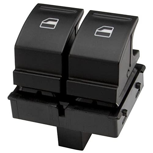 NFSpeeding Window Control Master Button for Golf 5 Caddy 1K3959857 Driver Side Window Front Left Switch for Pa-ssat B6 Eos Jetta 2K0959857