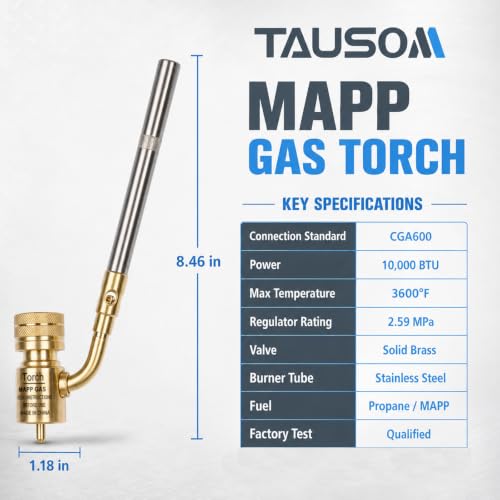 Image of 360 Swivel Propane Torch Head, Adjustable for Soldering and Brazing