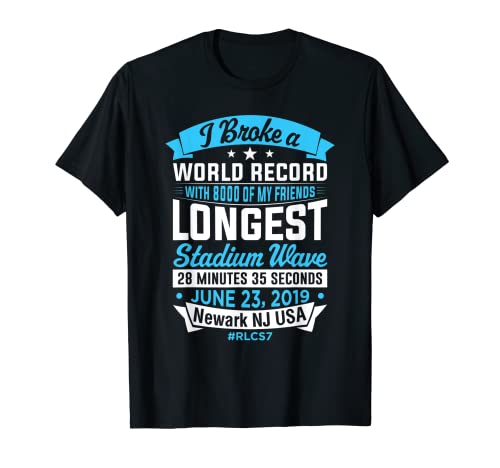 World Record Longest Stadium Wave Camiseta Camiseta