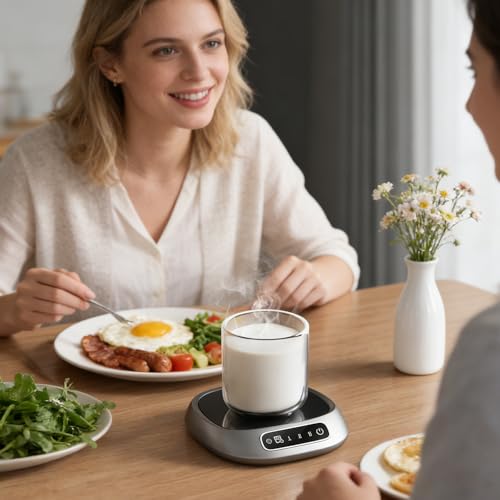 Calentador de tazas de café recargable portátil para tazas y vasos 3