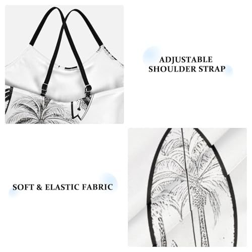 Toddler Surfboards Palm Trees One Piece Swimsuits for Girls 3T 202c18563