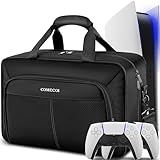 COMECOI Carrying Case for PS5, Travel Case for PS 5 Protective, Large Capacity Storage Bag Compatible with...
