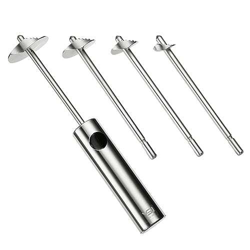 Acero inoxidable para descorazonador creativo de frutas y verduras, peras a herramientas nucleares, multifuncional, elegante, cocina, verduras