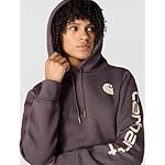 Carhartt Women's Relaxed Fit Midweight Logo Sleeve Graphic Sweatshirt - Image 4