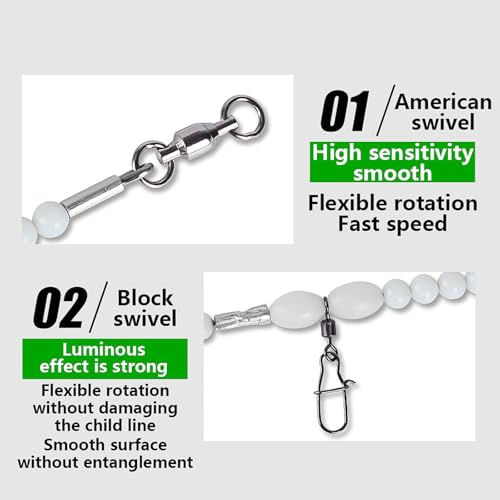 Steel Traces Leader Fishing Line Leader con Crucetas miniatura 5