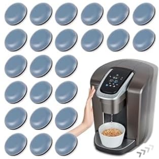 Appliance Sliders for Kitchen 24 PCS Self-Adhesive Small Kitchen Finds Appliance Slider Hacks Easy to MovIing & Space Saving Must Have Home Gadgets Mixer Accessories for Countertop