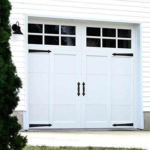 Garage Door Magnetic Hardware Faux Garage Magnets Accents Hinges Handles Decorative Carriage House Handle - Bs03 #TOP4