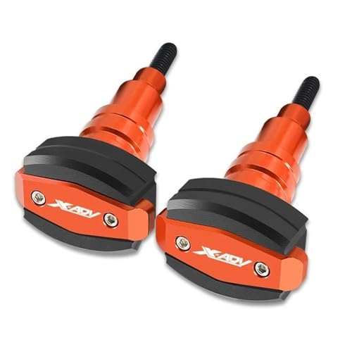 X-ADV 750 2017-2022 2023 2024 CNC �t���[���X���C�_�[ �t�F�A�����O�K�[�h �����h�~�v���e�N�^�[�p �o�C�N�p�N���b�V���p�b�h(Orange)