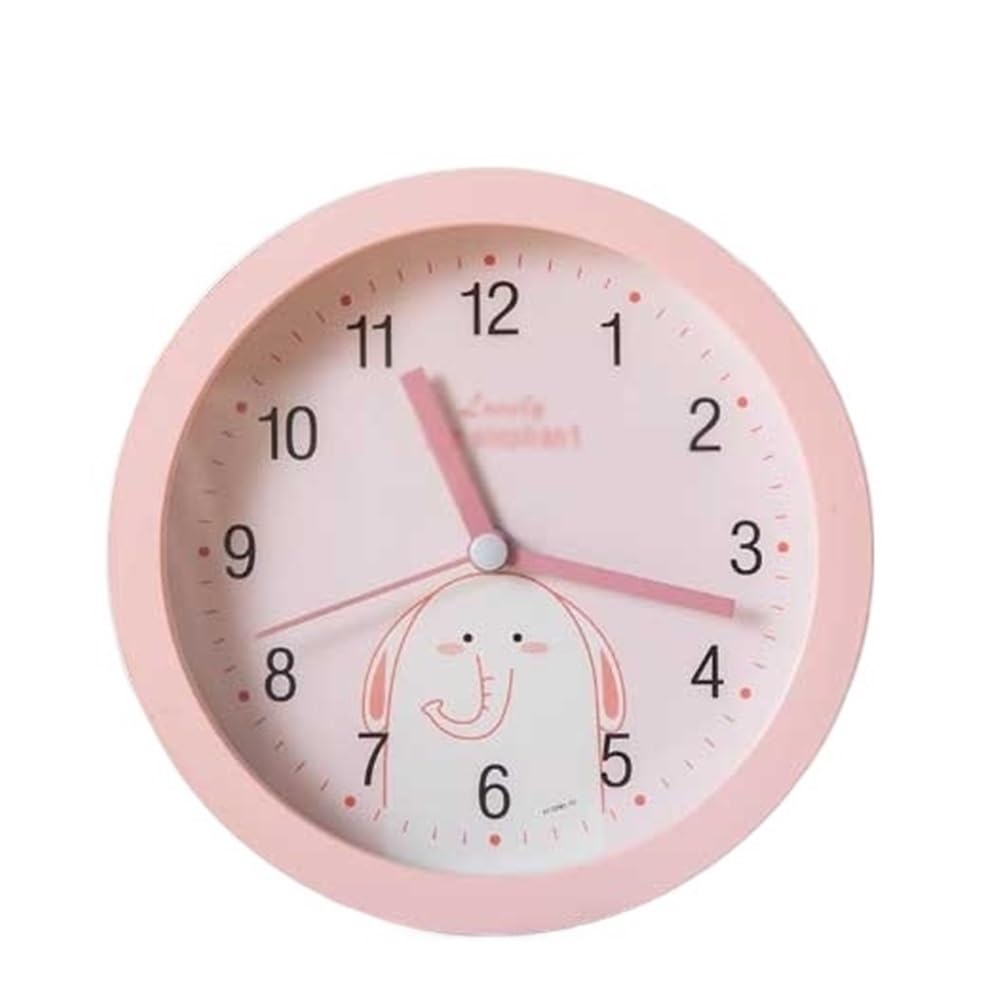 J9V4G6S3B5 Desk Clock Round Simple Multifunctional Alarm Clock for Bedroom Living Room Study School Dormitory Battery Operated Desk Clocks for Table Decor analogue alarm clock