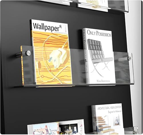 Royalita 2-Pack Acrylic Magazine Holder Brochure Holder thumb #4