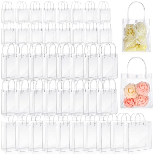 Bolsas de regalo transparentes LEIFIDE de PVC para detalles de cumpleaños y fiestas