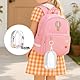 Mrltau PVC Schutzhülle für 15-17 cm Vinyl Plush Puppen, Transparente Umhängetasche mit Pompon, Klarsicht Display-Tasche zum Tragen und Aufbewahren von Plüschpuppen im Keidung (Weiß)