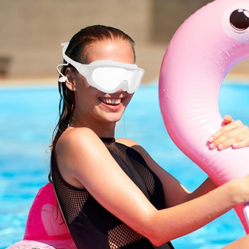Gafas de natación polarizadas, protección Anti-vaho protección UV sin filtraciones visión Clara fáciles de Ajustar Vista amplia de 180° para Hombres, Mujeres, Adultos y Adolescentes - imagen 5