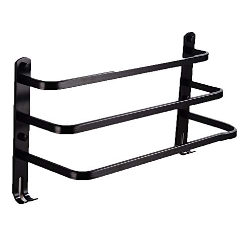 Badezimmer Handtuchwärmer Handtuchwärmer Frei Gelochte Aluminium Wand Befestigte Dreischichtige Badezimmer Haken