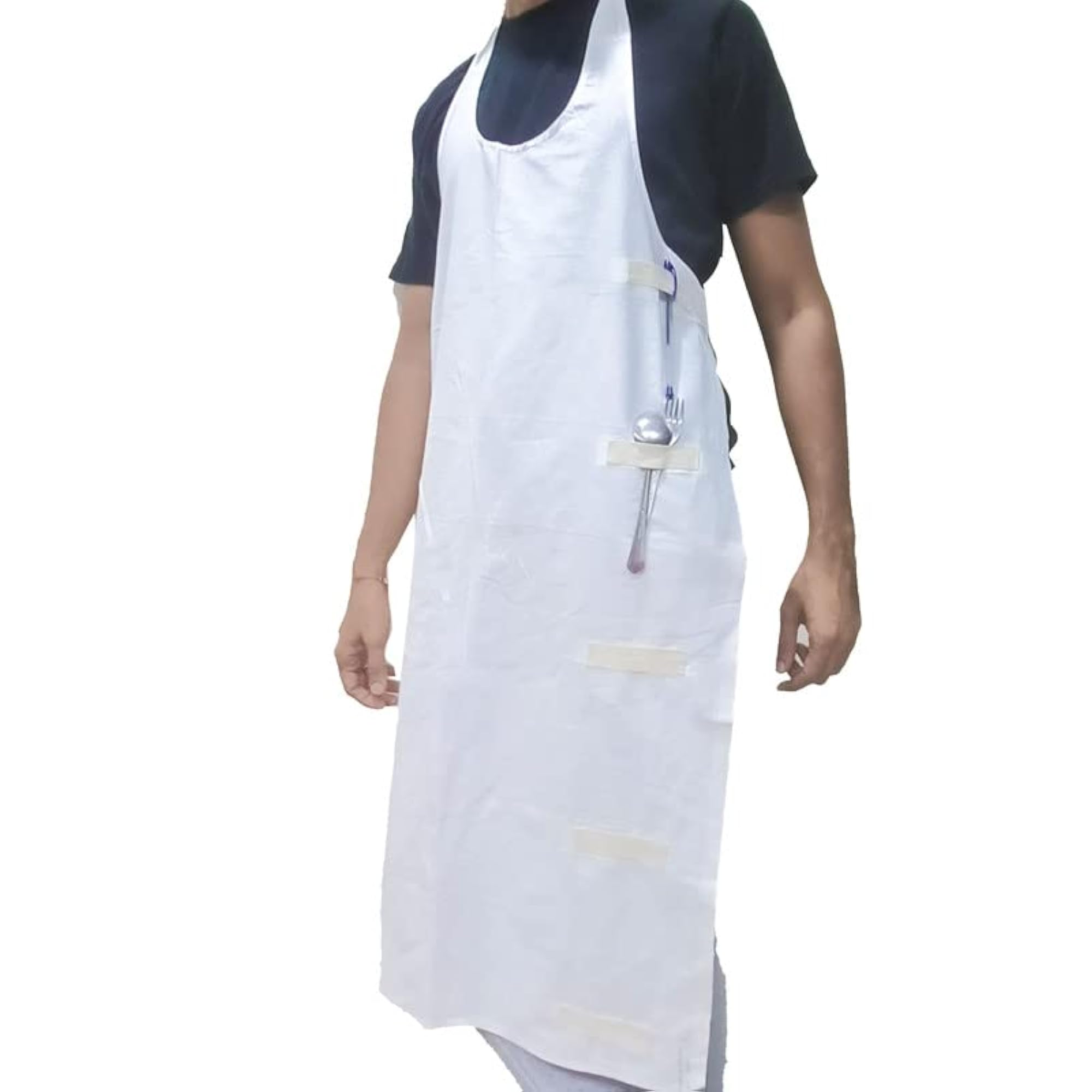 Long Length Apron/Cotton Kitchen Apron/Adjustable Unisex Kitchen Apron