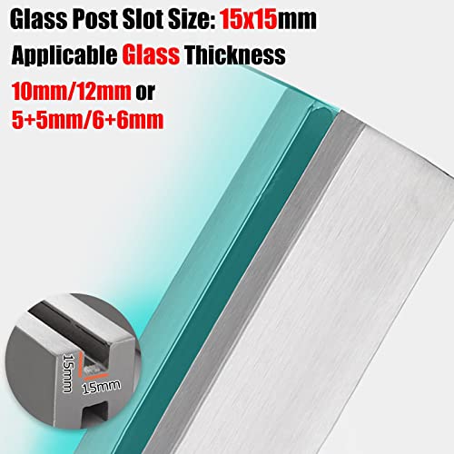 ZAQY Ringhiera Vetro Scale Interne Esterni