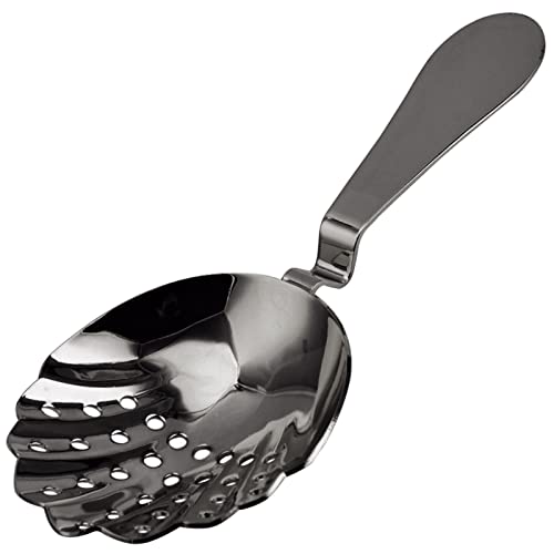 304 Versione a forma di conchiglia in acciaio inossidabile per mescolare il filtro per ghiaccio Filtro per barista Separatore di ghiaccio Filtro per bevande