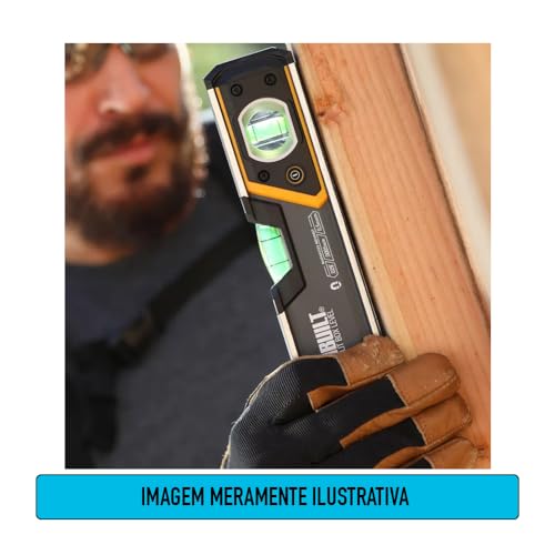 NÍVEL DE BOLHA COM ILUMINAÇÃO E MAGNÉTICO DE 23 CM (9