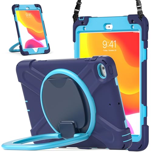 Protégez l'iPad mini 4/5 de vos enfants : coque antichoc avec poignée et sangle épaule
