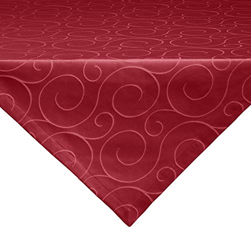 Erwin Müller Mitteldecke, Tischdecke Oberhausen, Jacquard Ranken Rubin...