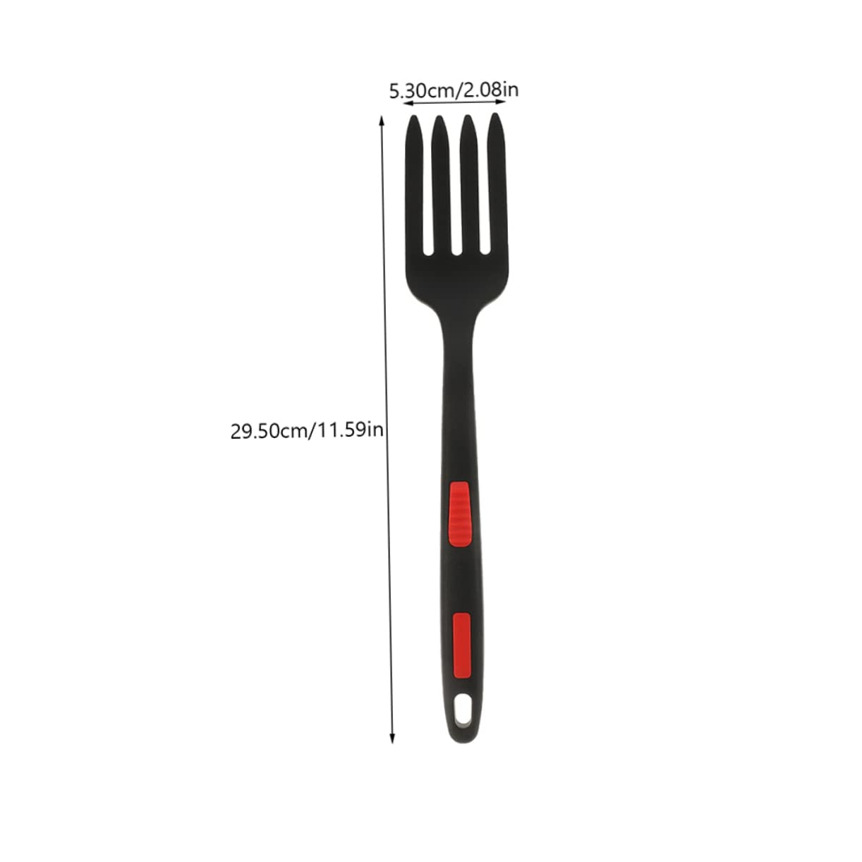 NAMOARLY Ergonomic Dinner Fork Set 2pcs Kitchen Salad Forks Wear-resistant Silicone Convenient Dinner Fork for Home