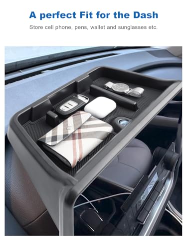 Image of CDEFG for 2024 2025 2026 Toyota Grand Highlander Dashboard Storage Box 12.3-Inch Screen Compatible with 2024 2025 2026 Toyota Grand Highlander Accessories Behind-Screen Dash Organizer
