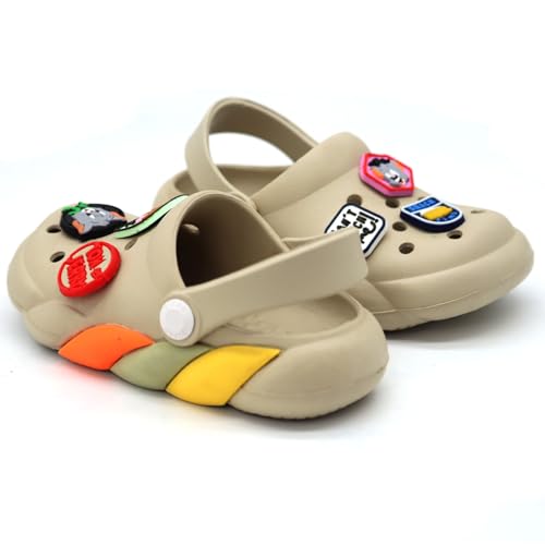 Image of SVAAR x Tom & Jerry Slingback Clog Shoes for Boys & Girls || Indoor & Outdoor Sandals Clogs for Kids with 6 Tom & Jerry Charms