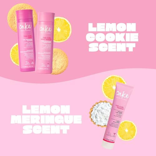 Cake Beauty FJFIEJFOK2884 Curl Friend Curl Defining Shampoo, Conditioner & Cream Set - Avocado & Argan Oil Curly Hair Products thumb #3