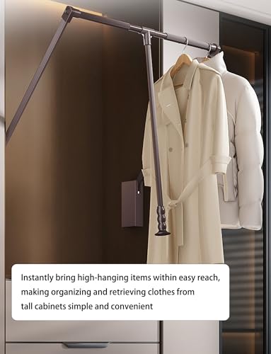 Tringle de placard extensible pour optimiser une petite armoire encombrée - 6