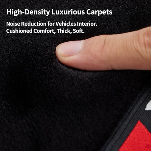 Custom 3D Car Mats for BMW 5 Series 2014-2017 (528i, 535i, 550i, 535d, 530i, 540i, 530e, M5) All-Weather Luminous Wool Carpet Car Mats - Custom Fit, Anti-Slip Full Coverage with Logo - Image 4