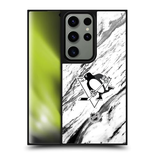 Coque antichoc Samsung S24 Ultra NHL Penguins marbre