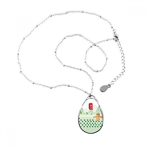 Collier pendentif forme de goutte, le cadeau idéal pour célébrer l'Équinoxe