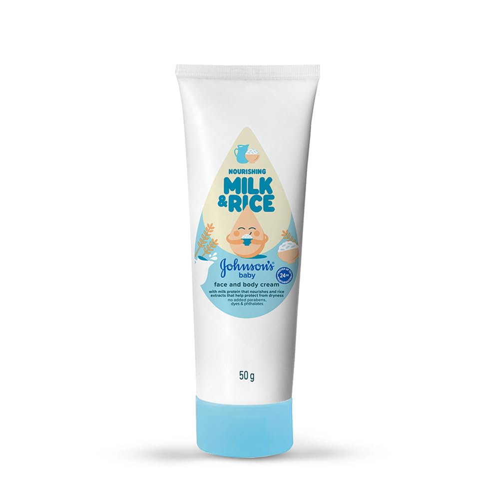 Johnson's Baby Milk and Rice Cream, 50g-image-29