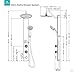 Aloha Rain Shower Head with Handheld Spray Combo - 1021-SSB, Stainless Steel - 8
