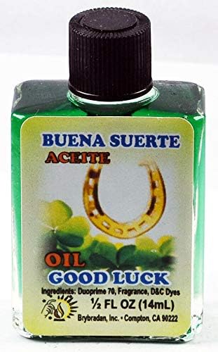 1 pieza BRYBRADAN Aceite Espiritual Buena Suerte Buena Suerte ACEITE ESPIRITUAL -12 FL OZ 14.7ML