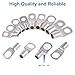 MMOBIEL 65PCS Assortment Battery Cable Ends Heavy Duty Wire Lugs (AWG) Bolt Hole Tinned Copper Connector Set-Wire Cable lugs Ring Battery SC Terminals Set Marine Grade Cold-Pressed Crimp Type