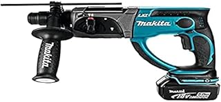 Makita DHR202RTJ 18V Li-ion LXT 20mm Rotary Hammer SDS-Plus Complete with 2 x 5.0 Ah Batteries and Charger Supplied in a Makpac Case