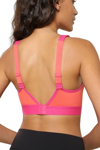 Image of Van Heusen Women Nylon Blend Wireless Non Padded High Impact Sports Bra -Anti Bacterial, Moisture Wicking