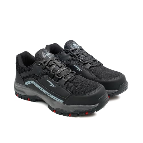 Image of ASIAN Protective-01 Men's Safety Shoes | Breathable Mesh Upper, Heavy-Duty Grip Sole, Lace-Up Work Shoes for Construction & Factory Use