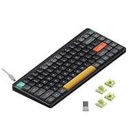 nuphy Air75 V2 Kabellose mechanische Tastatur, 84 Tasten RGB Hot 