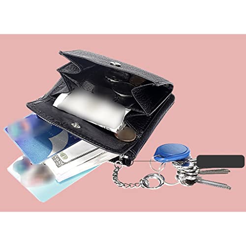 Leather Women Wallets Multi-Functional Purse Ladies Mini Wallet with Key Ring3