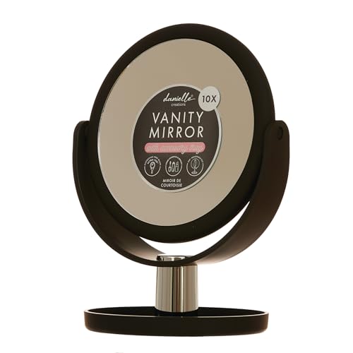 Miroir grossissant x10 Danielle Creations noir pour maquillage