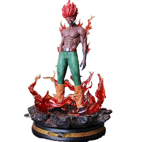 ❥ Altezza: circa 30 cm XUEKUN Naruto Action Figure-Eight Porta Armour-Might Guy-Occhi Possono Glow-30 Centimetri-Statua-Model-Decorazioni-Anime Character-Bambola-Giocattolo del Bambino-Souvenir- Collection-Regalo Might Guy
