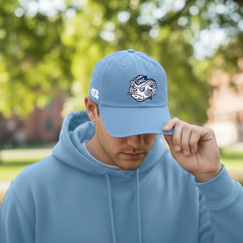 Gorra azul bordada ajustable Unisex miniatura 5