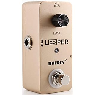 HOEREV Guitare Looper Loop Station effecteurs Pédale Pédales à Effets, couleur d’or - Les Beatles, Paul McCartney, John Lennon, RIngo Starr, George Harrison HOEREV Guitare Looper Loop Station effecteurs Pédale Pédales à Effets, couleur d'or – Image 5
