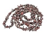 Bloodstone Jasper Chips Crystals Mala Natural Gemstone As Gift, Fashion Jewellery. For Blood Flow, Haemoglobin, Reiki Healing, Vastu, Feng Shui, Health, Prosperity-B083LYXKB