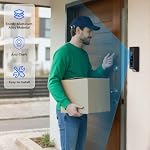 Anti-Theft Video Doorbell Mount for Eufy Doorbell E340/Wyze Duo Cam Doorbell, No-Drill Adjustable Mounting Bracket for Eufy E340, Apartment Door Bell Kits for Wyze Doorbell Camera for Home Rentals