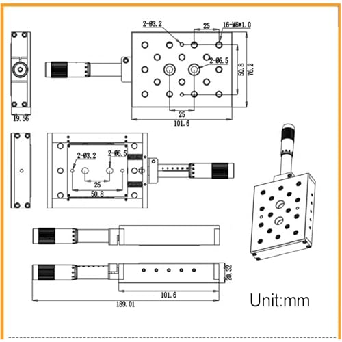 Plate-forme linéaire micrométrique à roulement pour inspection stable