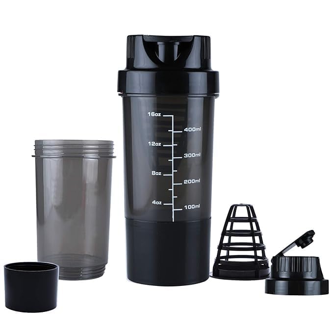 RidhiRakshi Believe in Yourself Shaker Bottle Pro Cyclone 500ml Bottle,Shaker Bottles for Gym,Shaker Bottles for Protein Shake, BPA Free Plastic, Pack of 1-image-13